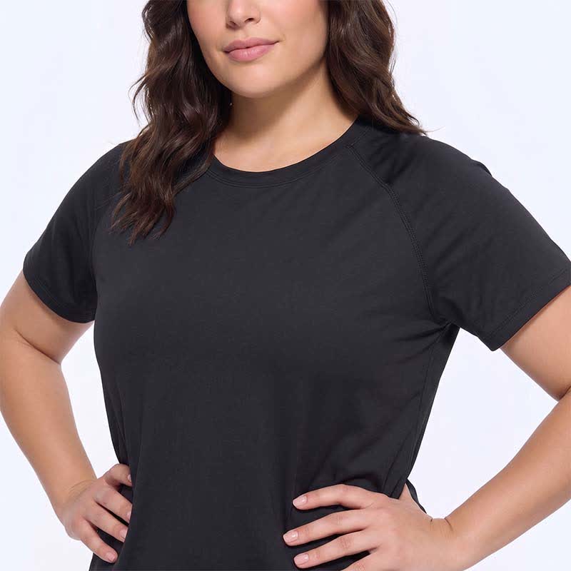 Plus Size Mesh Back Active Yoga Top - image 7