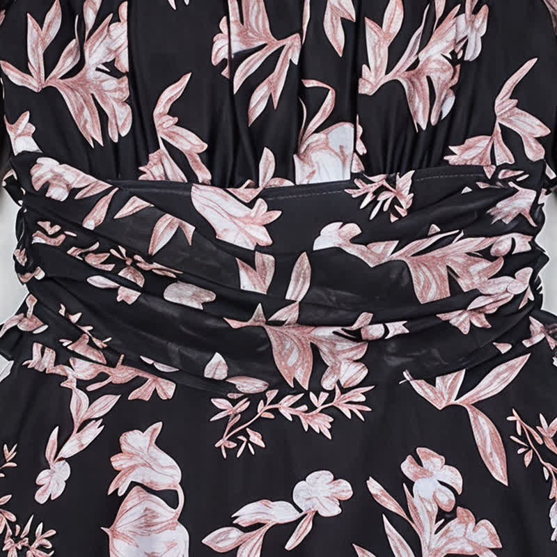 Floral Square Neck Swim Dress - image 10