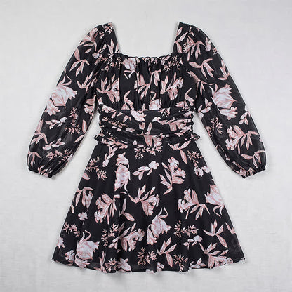 Floral Square Neck Swim Dress - image 8