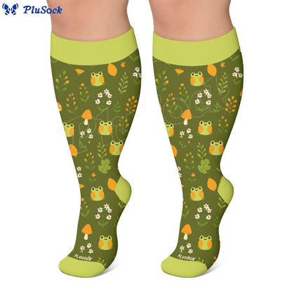 Plus Size Frog Cow Rabbit Compression Socks - image 7