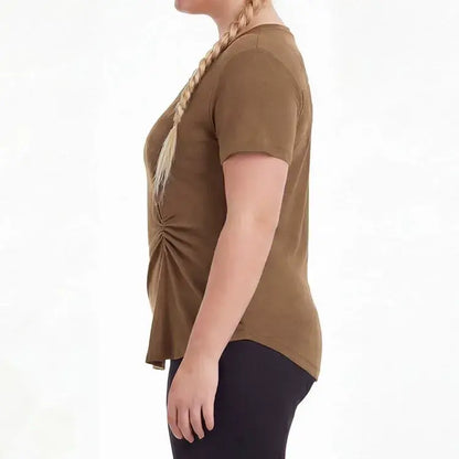 Plus Size Ruched Side Tee - image 6
