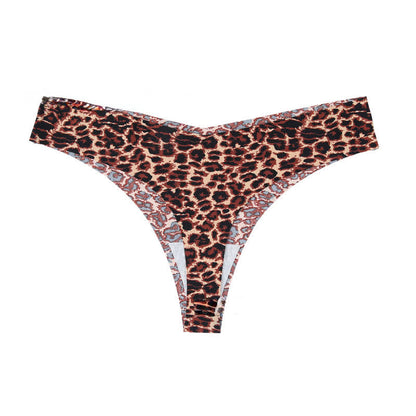 Wild Zebra V Cut Panties(4 Packs) - Coffee - XL - image 8