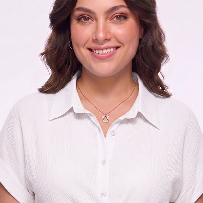 Breezy Tie Waist Collared Button Up Summer Blouse - image 11