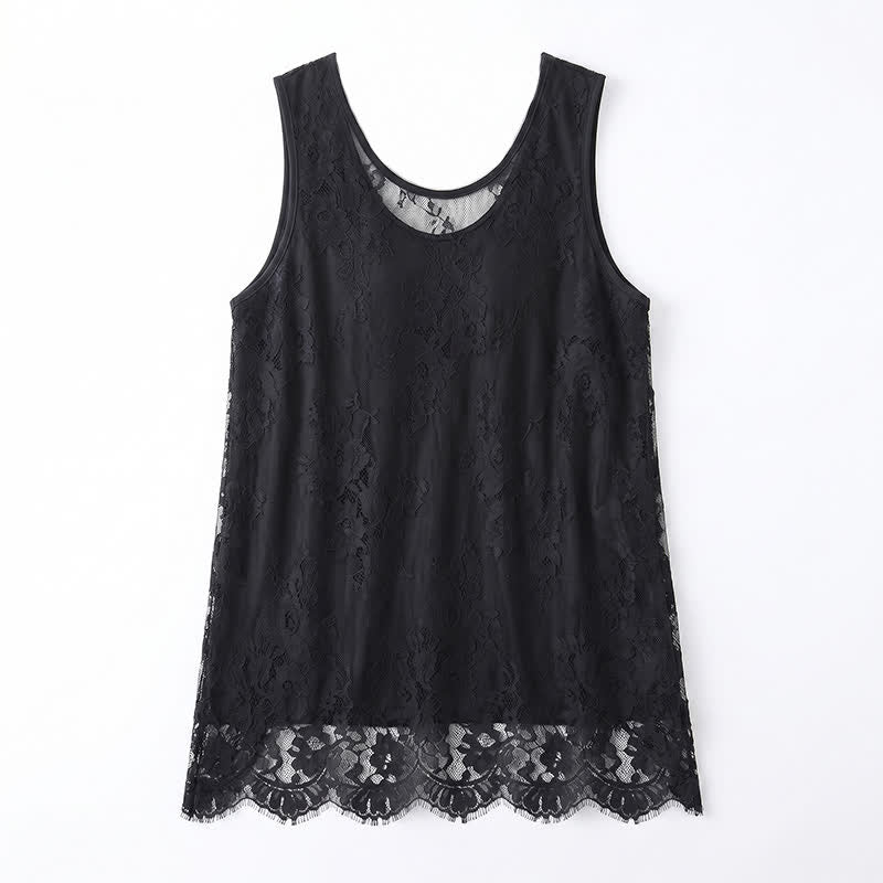 Plus Size Lace Mesh Blouse - image 4