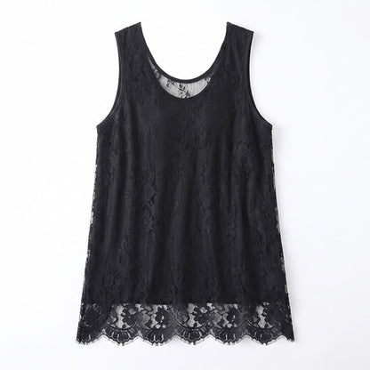 Plus Size Lace Mesh Blouse - image 4