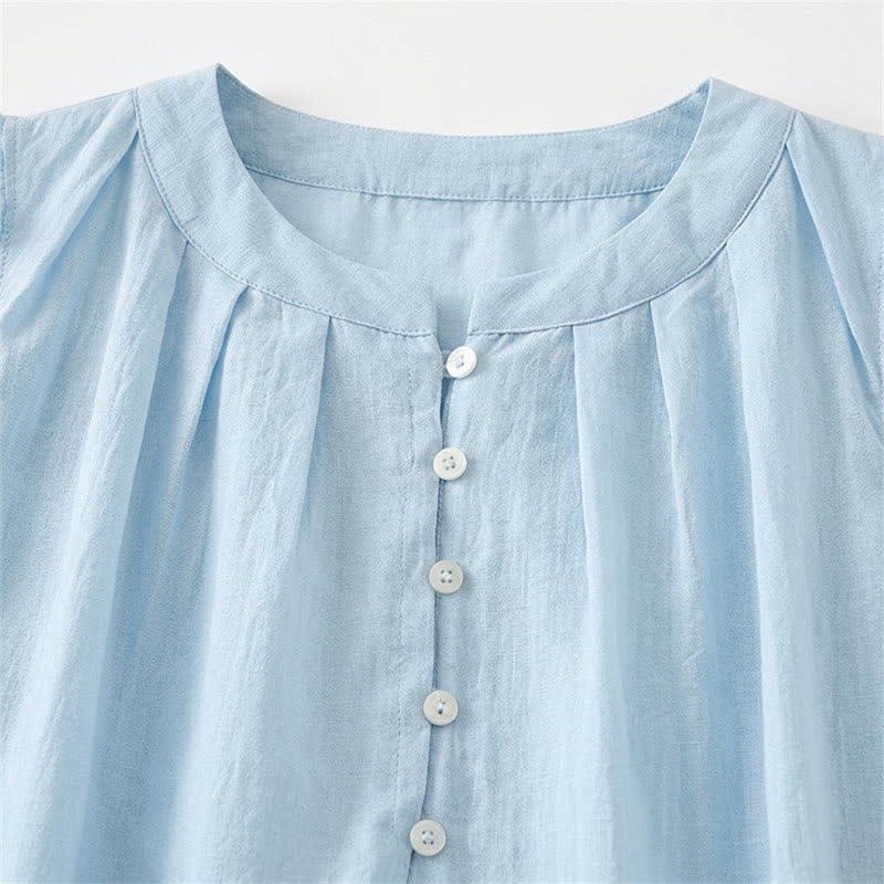Plus Size Ruffle Trim Sleeveless Blouse - image 12