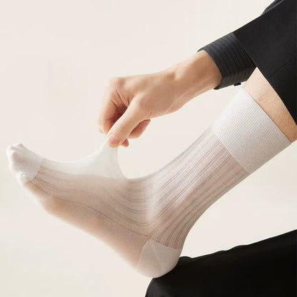 Sheer Ribbed Quarter Socks(5 Pairs) - image 2