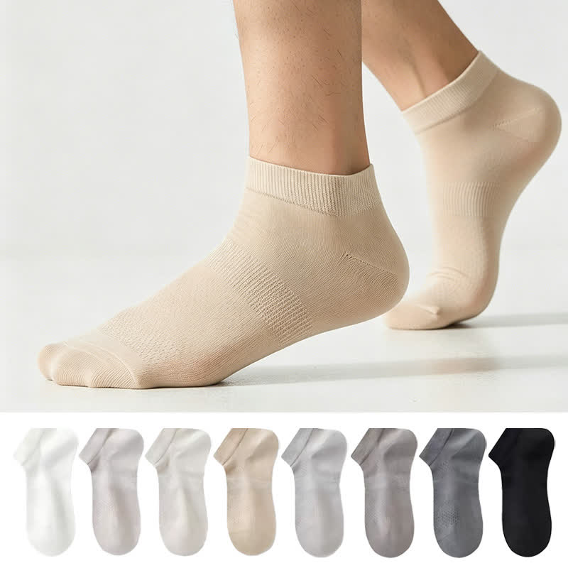 Air Mesh Sheer Ankle Socks(4 Pairs) - image 0