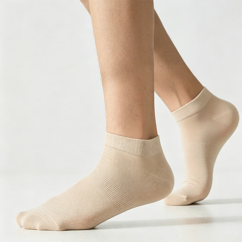 Air Mesh Sheer Ankle Socks(4 Pairs) - image 2