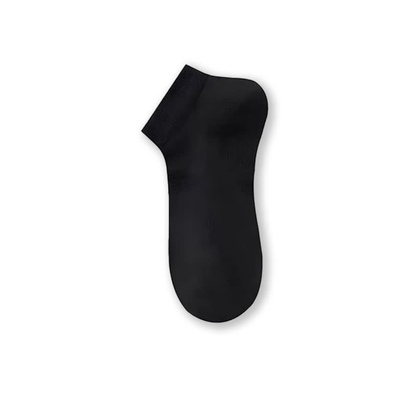 Air Mesh Sheer Ankle Socks(4 Pairs) - Black - EU39-45(US6-11) - image 7
