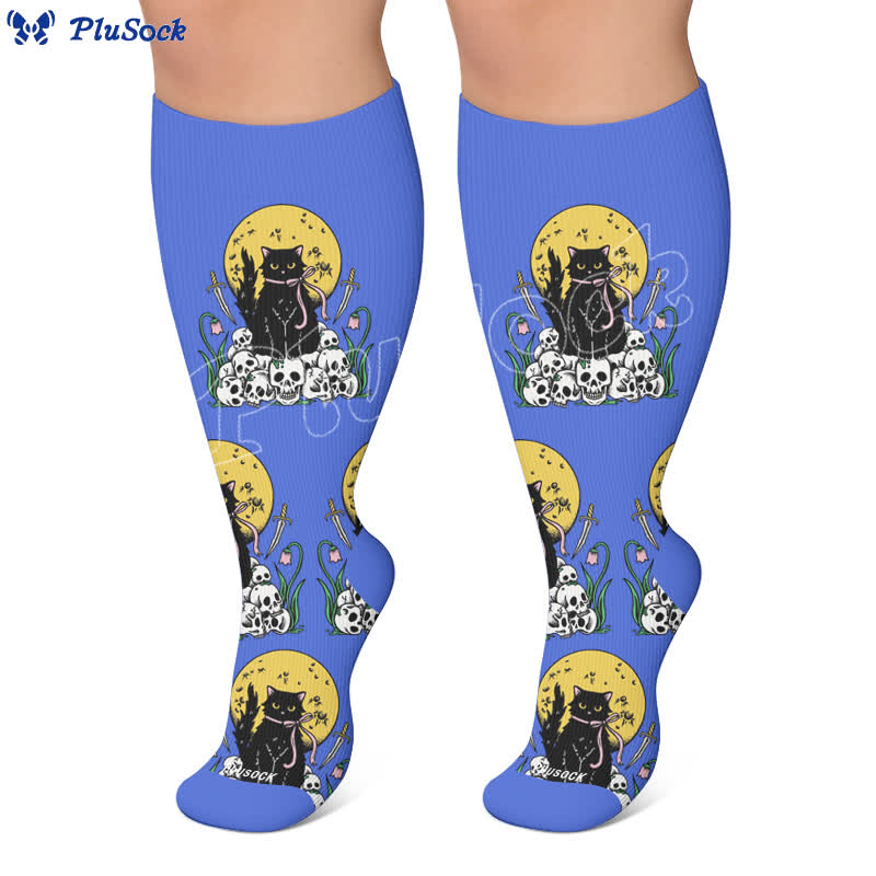 Plus Size Cat World Compression Socks - image 5