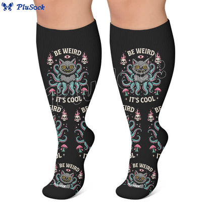 Plus Size Cat World Compression Socks - image 6