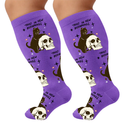 Plus Size Cat World Compression Socks - image 10