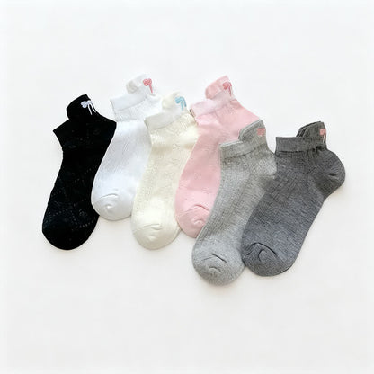 Airy Mesh Low Cut Socks(6 Pairs) - image 9
