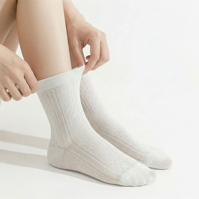 Breathable Air Mesh Quarter Socks(7 Pairs) - image 2