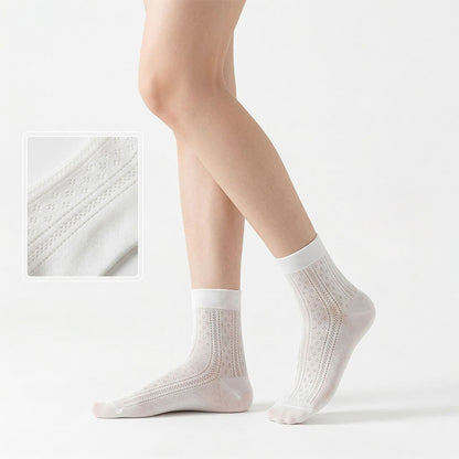 Breathable Air Mesh Quarter Socks(7 Pairs) - image 4