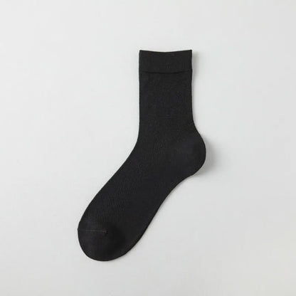 Air Mesh Quarter Socks(5 Pairs) - Black - EU35-43(US2-9) - image 8