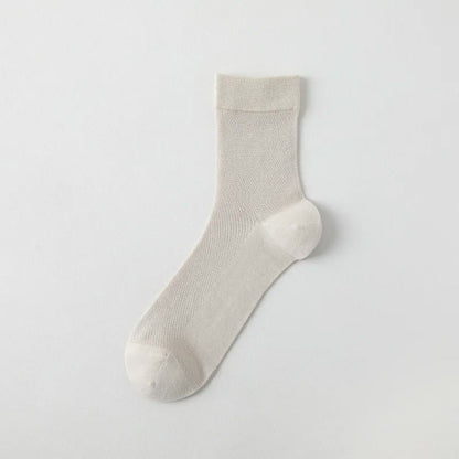 Air Mesh Quarter Socks(6 Pairs) - Warm Grey - EU35-43(US2-9) - image 9