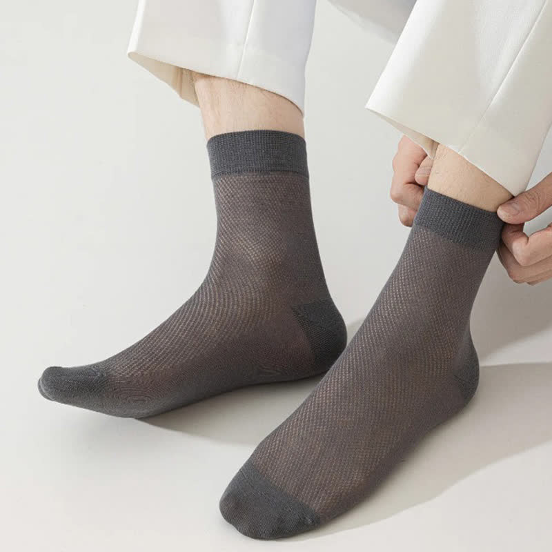 Air Mesh Quarter Socks(5 Pairs) - image 3