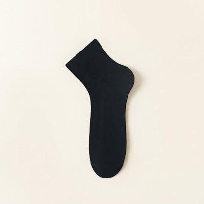 Sheer Mesh Quarter Socks(5 Pairs) - Black - EU40-44(US7-10) - image 6