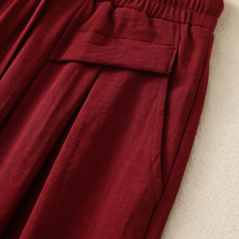 Soft Stretch Wide Leg Casual Pants - image 16