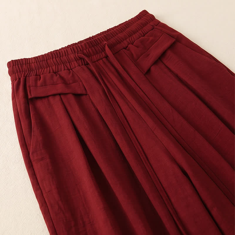 Soft Stretch Wide Leg Casual Pants - image 16