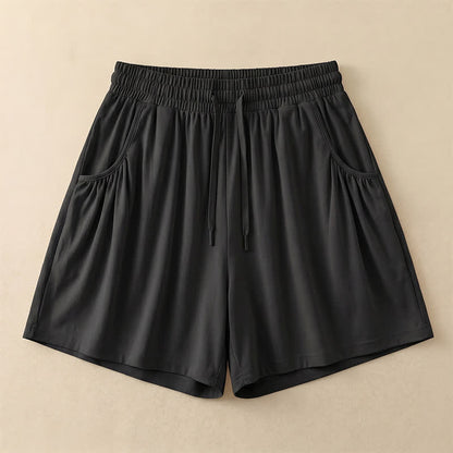 Relaxed Drawstring Lounge Pants - Black - 4XL - image 5