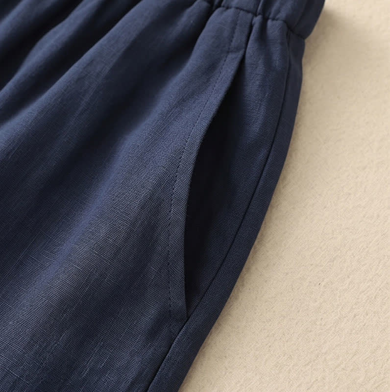 Linen Feel Wide Leg Pants - image 10