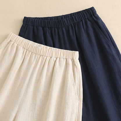 Linen Feel Wide Leg Pants - image 5