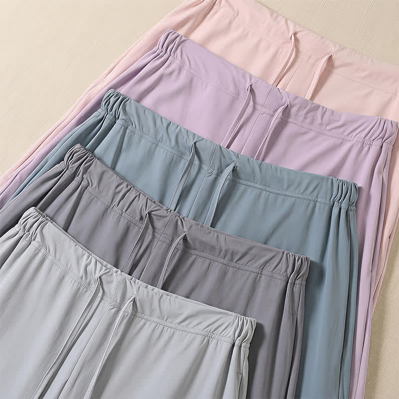 Ice Silk Drawstring Lounge Pants - image 6