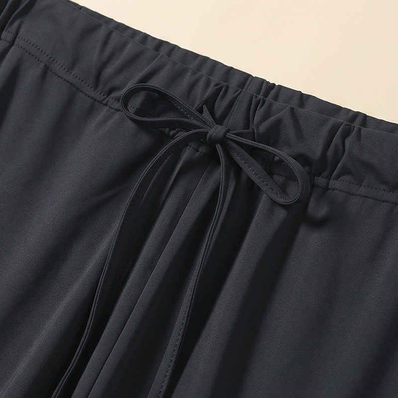 Ice Silk Drawstring Lounge Pants - image 7