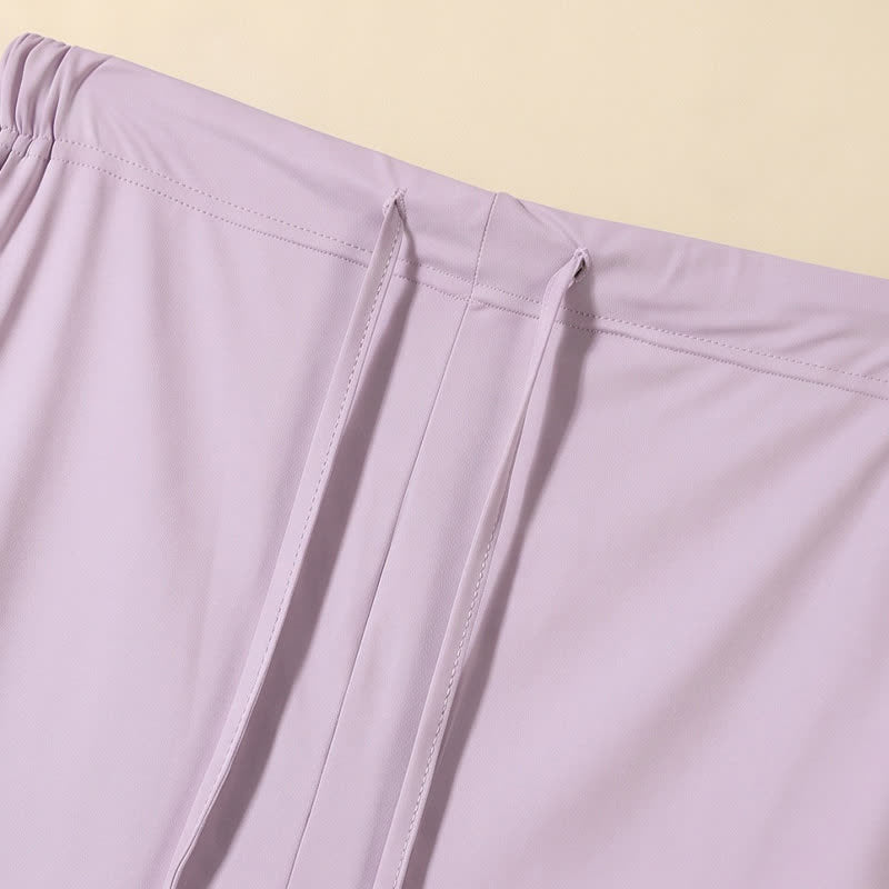 Ice Silk Drawstring Lounge Pants - image 8