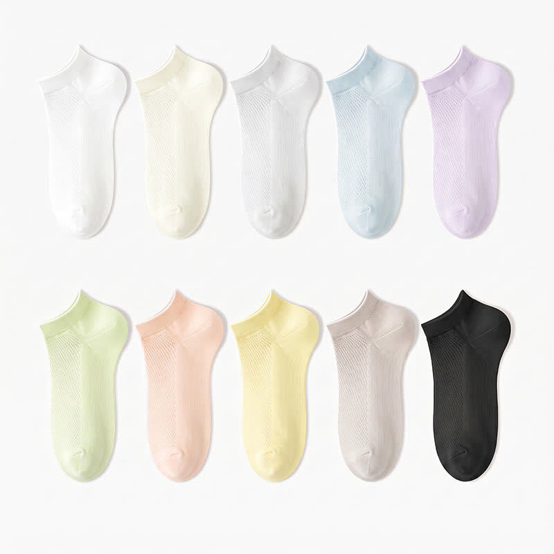 Breathable Mesh Ankle Socks(10 Pairs) - image 15