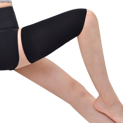 Seamless Anti Chafe Thigh Compression Sleeves - image 3