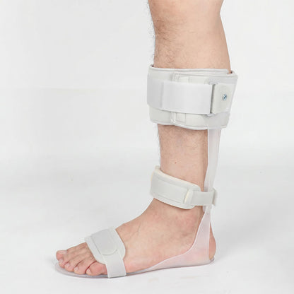 Adjustable Foot Drop Stabilizer and Flat Foot Ankle Brace - White - XL - image 0