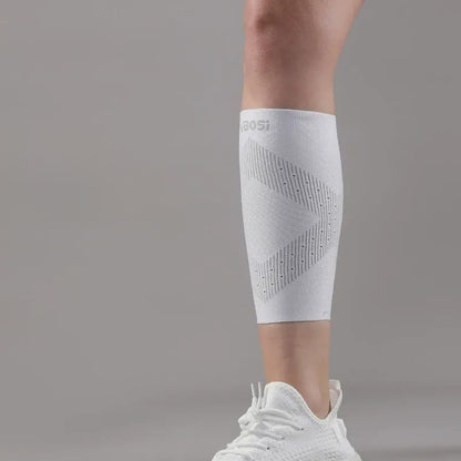 Air Mesh Compression Calf Sleeve - White - XL - image 3