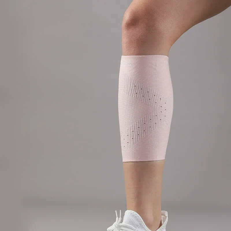 Air Mesh Compression Calf Sleeve - Pink - XL - image 4