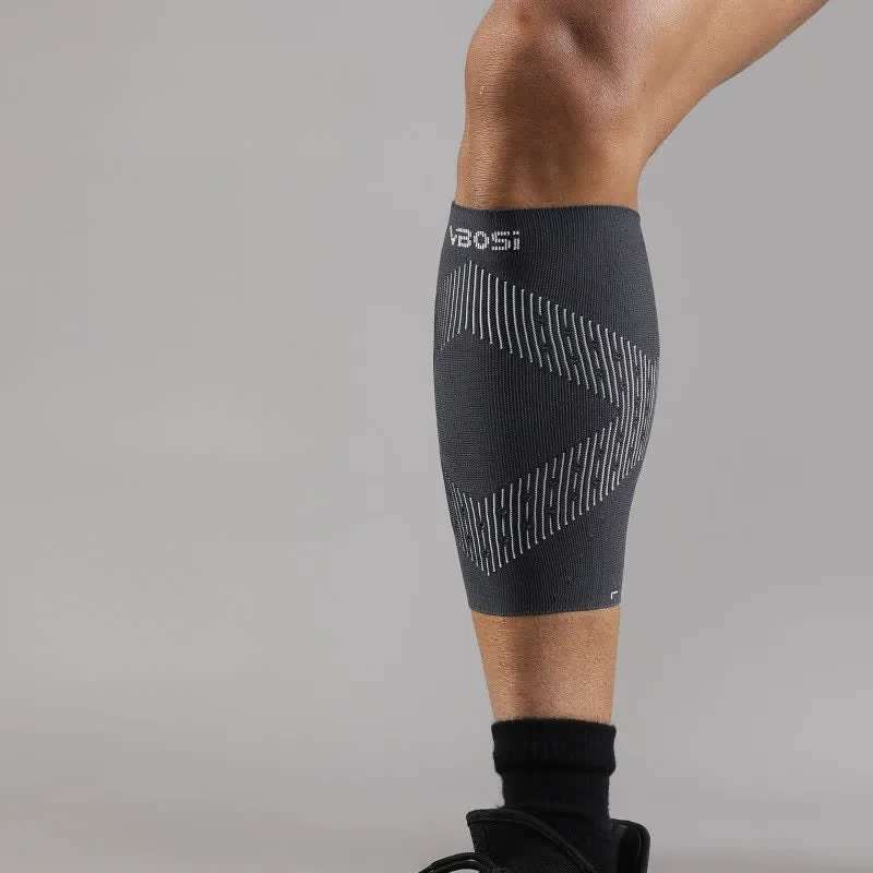 Air Mesh Compression Calf Sleeve - Dark Grey - XL - image 6