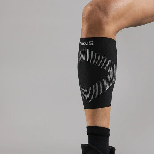 Air Mesh Compression Calf Sleeve - Black - XL - image 0