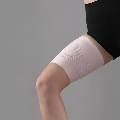 Seamless Performance Thigh Compression Sleeve - Pink - XL - image 7