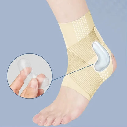 Breathable Knit Stability Compression Ankle Brace - Nude - 2XL - image 2