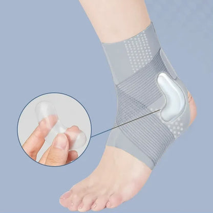 Breathable Knit Stability Compression Ankle Brace - Grey - 2XL - image 4