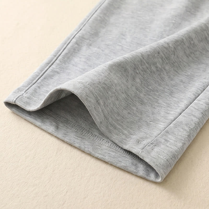 Heather Gray Wide Leg Lounge Pants - image 12