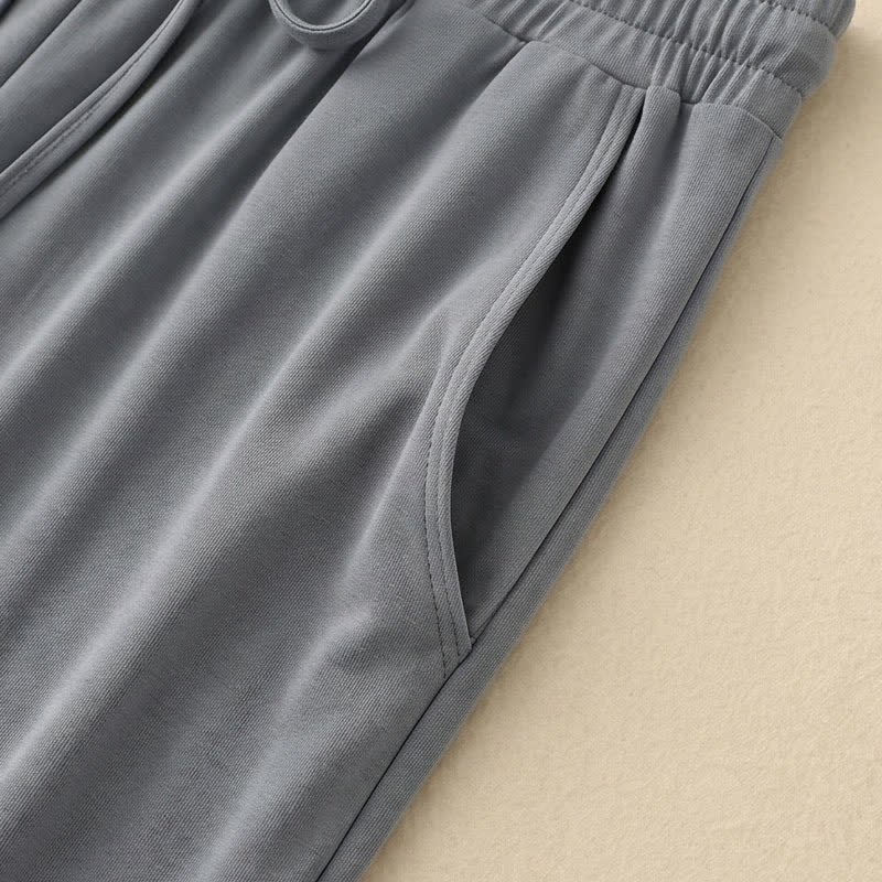 Heather Gray Wide Leg Lounge Pants - image 27