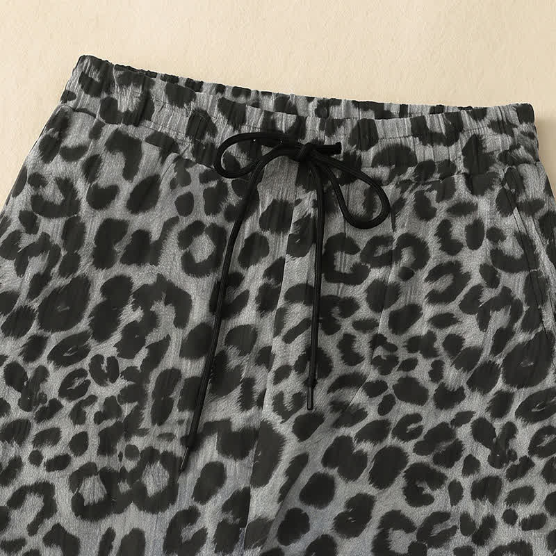 Heather Gray Wide Leg Lounge Pants - image 26