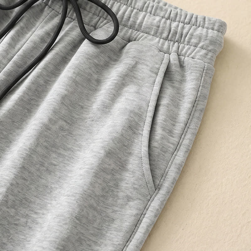 Heather Gray Wide Leg Lounge Pants - image 28