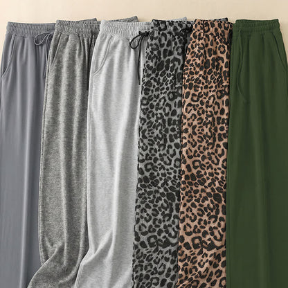 Heather Gray Wide Leg Lounge Pants - image 7
