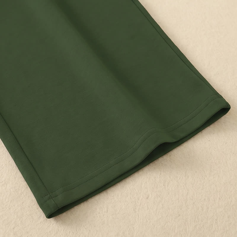 Heather Gray Wide Leg Lounge Pants - image 13