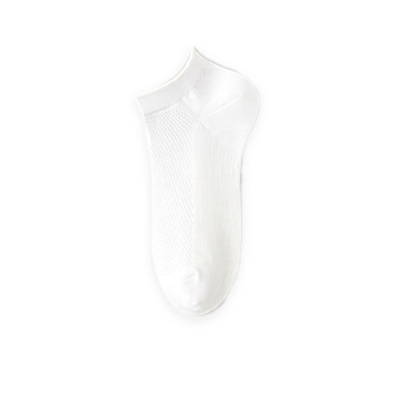 Breathable Mesh Ankle Socks(10 Pairs) - White - EU35-42(US2-8.5) - image 5