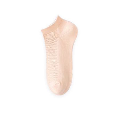Breathable Mesh Ankle Socks(10 Pairs) - Pink - EU35-42(US2-8.5) - image 12